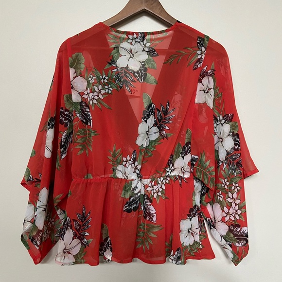 🔸 George 🔸 bright floral blouse - Picture 2 of 6